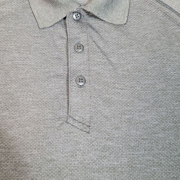 Lululemon Metal Vent Tech Polo Shirt Men's Size M Black Golf Gym Athletic - Picture 4 of 12